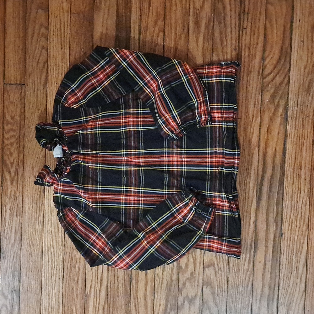 Crewcuts Girls Holiday Blouse 10/11